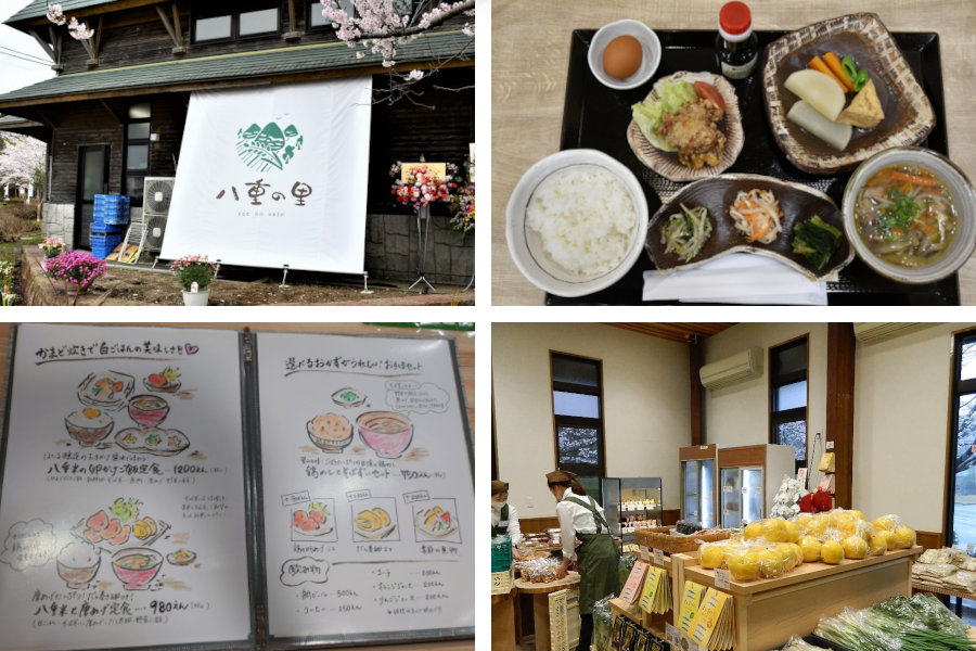 （一社）カザミドリ、農産物直売所「八重の里」を支援