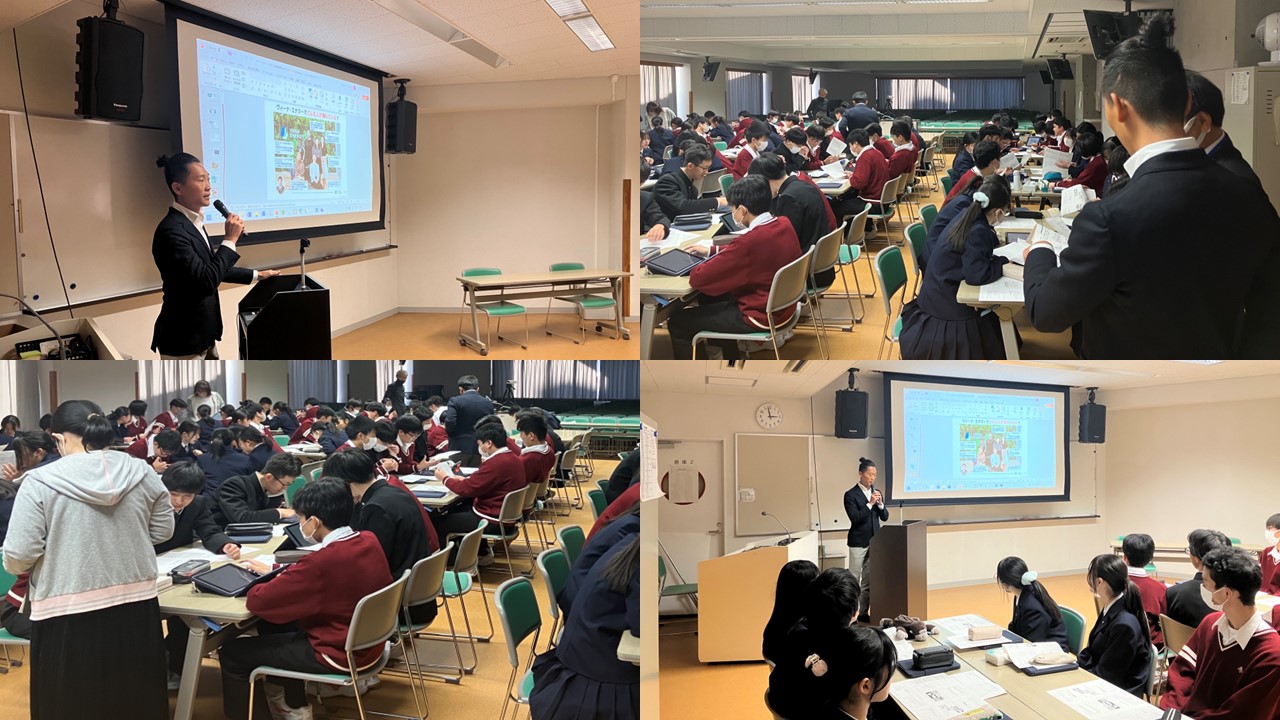 新潟県立新発田高等学校で1年生向けに風力発電に関する授業開催