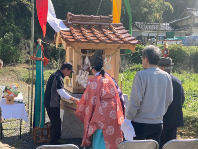 松栄神社遷宮事業を支援